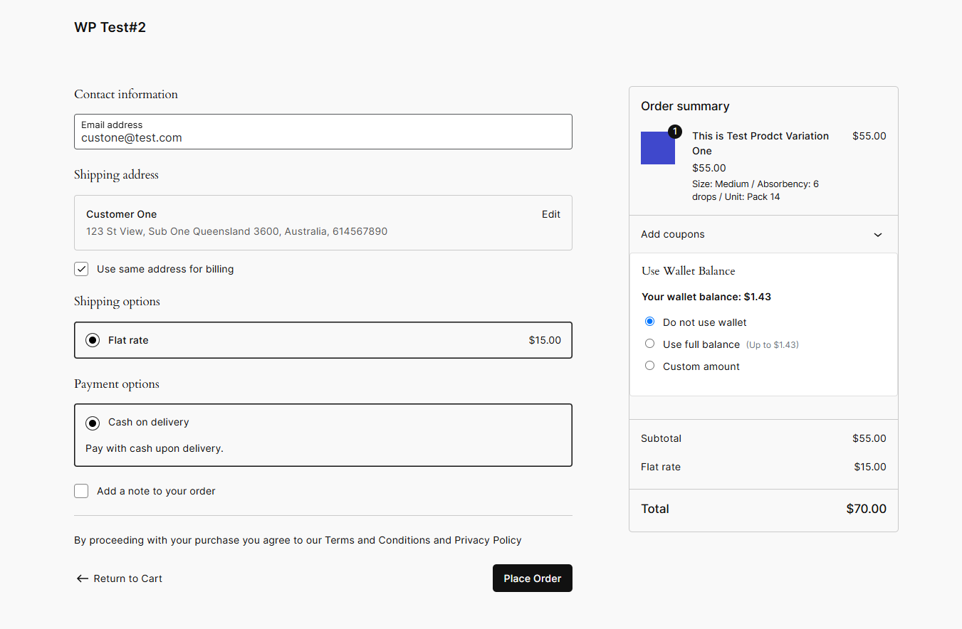 E-Commerce Checkout Flow
