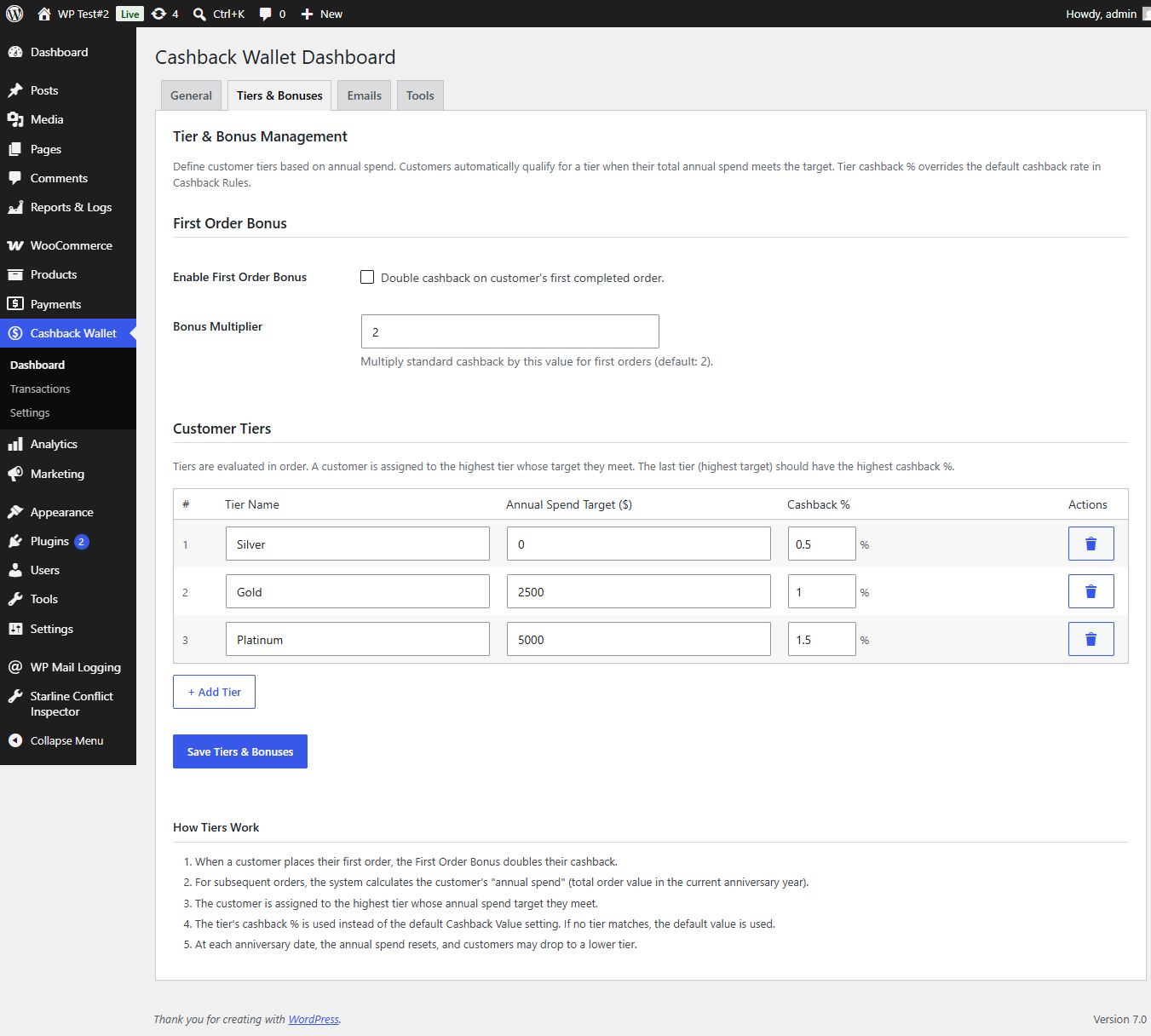 Starline Cashback Wallet screenshot 2