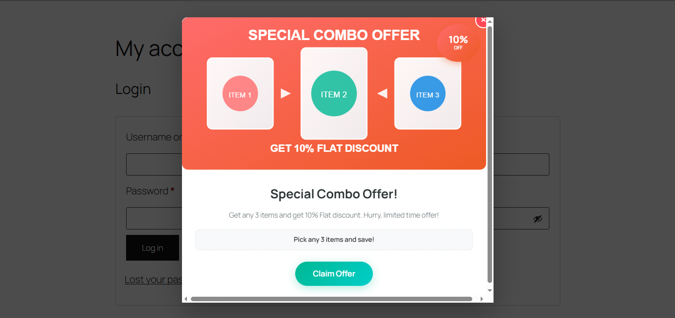 StarLine Combo Popup screenshot 2