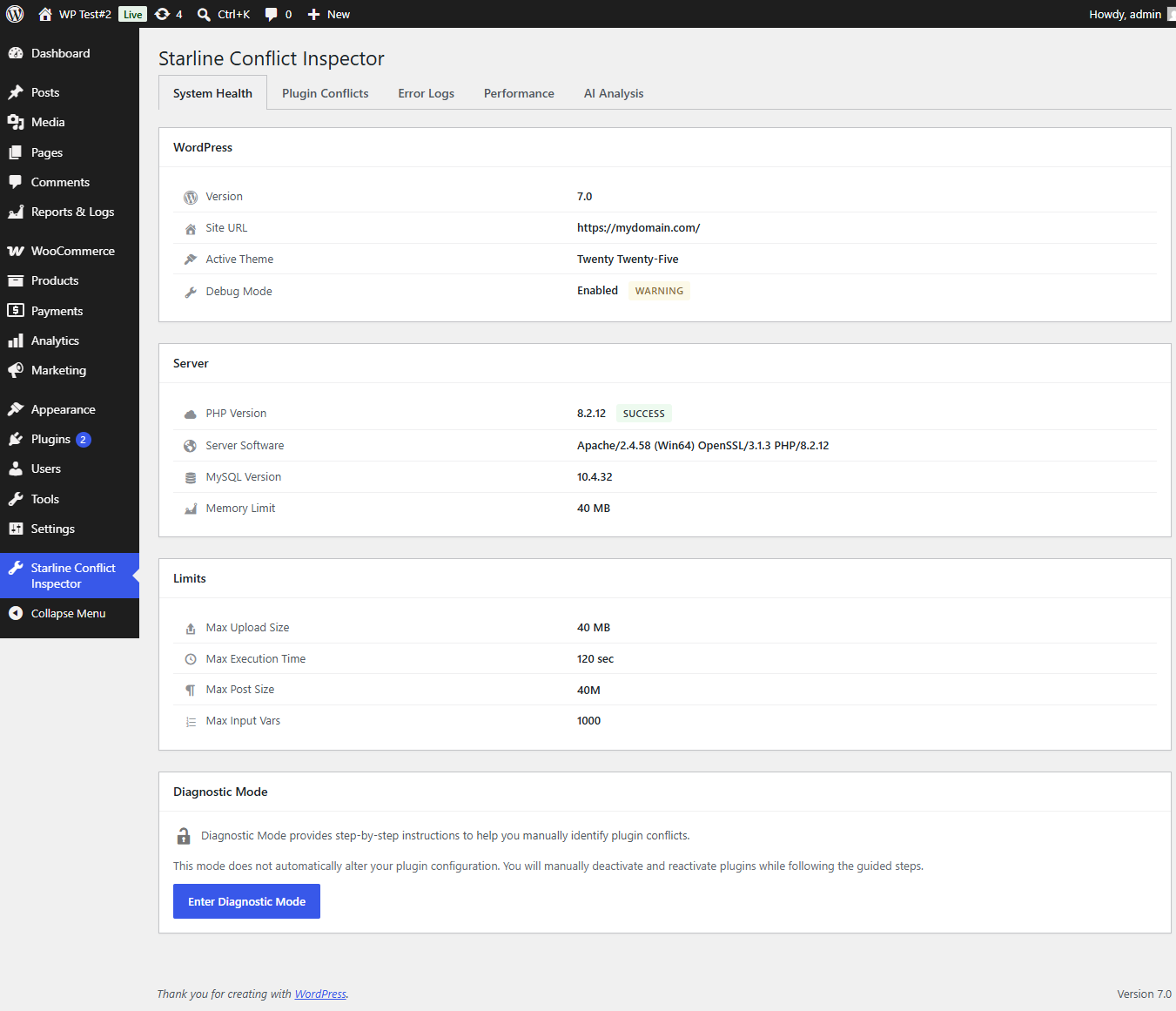 Starline Conflict Inspector screenshot 1